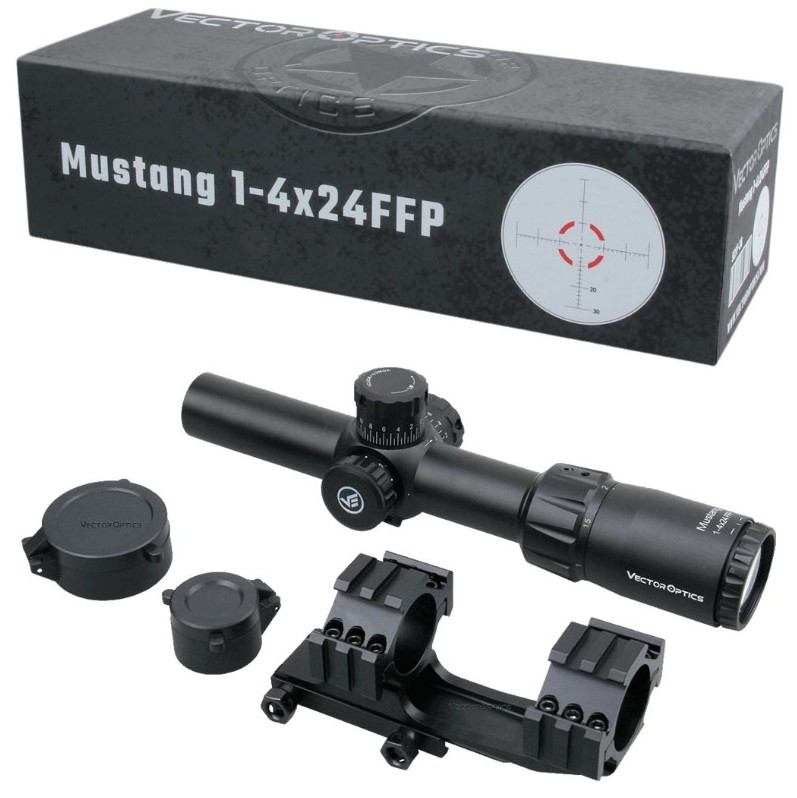 Приціл оптичний Vector Optics MUSTANG GENII 1-4X30 (30 мм) Illum. SFP SCOC-29 Фото 4